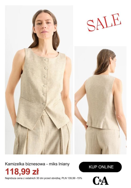 C&A - gazetka promocyjna Moda biznesowa od piątku 18.07  - strona 11