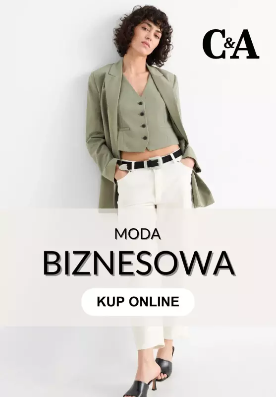C&A - gazetka promocyjna Moda biznesowa od piątku 18.07 