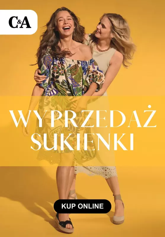 C&A - gazetka promocyjna Sukienki na wyprzedaży od środy 23.07 