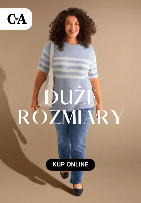 C&A - gazetka promocyjna Duże rozmiary od poniedziałku 28.07 