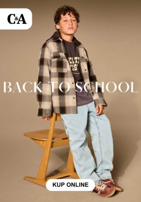 C&A - gazetka promocyjna Back To School - odzież dziecięca od piątku 15.08 