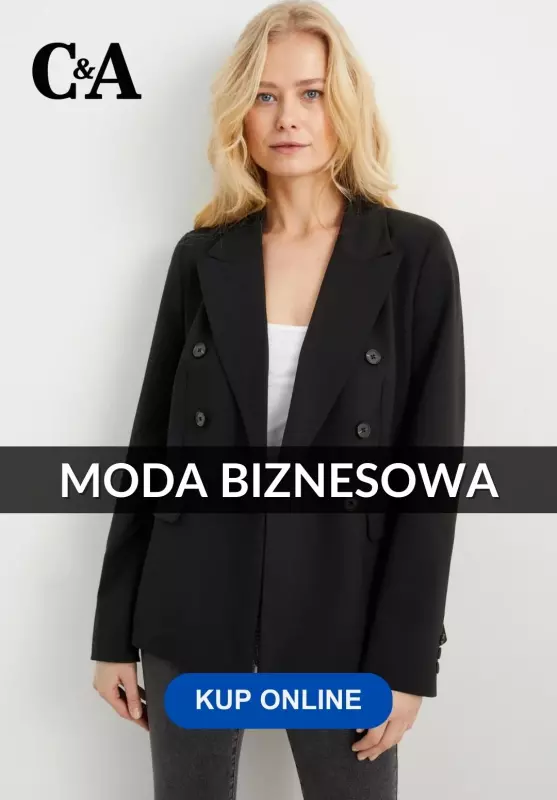 C&A - gazetka promocyjna Moda biznesowa od czwartku 21.08 