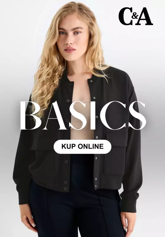 C&A - gazetka promocyjna Damska kolekcja Basic od wtorku 26.08 