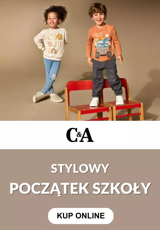 C&A - gazetka promocyjna Stylowy początek szkoły od czwartku 28.08 