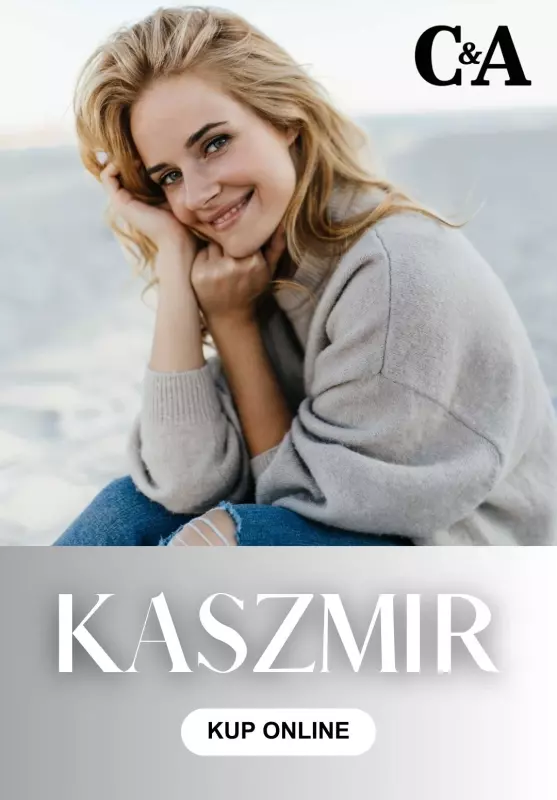 C&A - gazetka promocyjna Odzież z kaszmiru od środy 03.09 