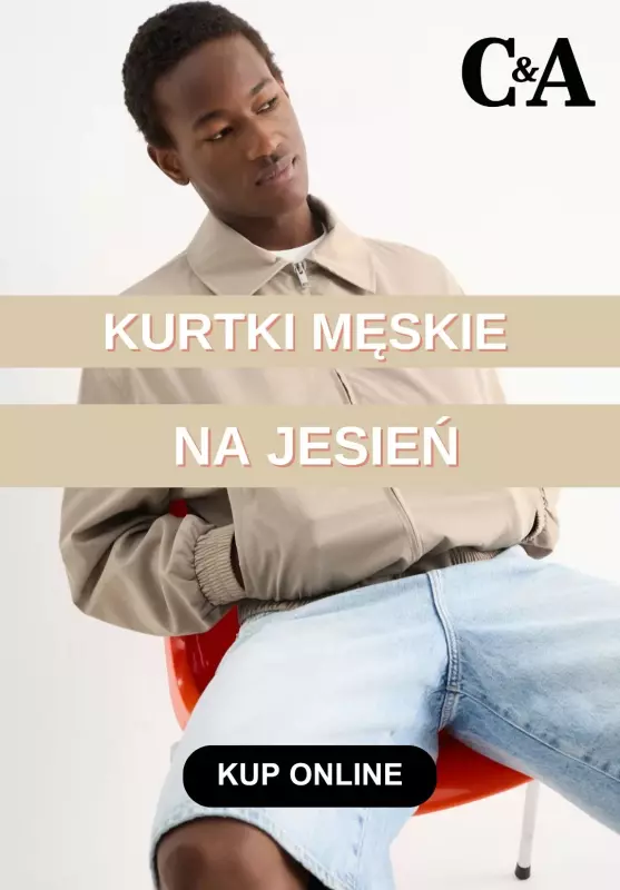 C&A - gazetka promocyjna Kurtki męskie na jesień od czwartku 04.09 