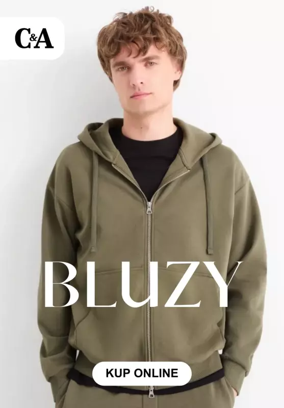 C&A - gazetka promocyjna BLUZY męskie od poniedziałku 15.09 