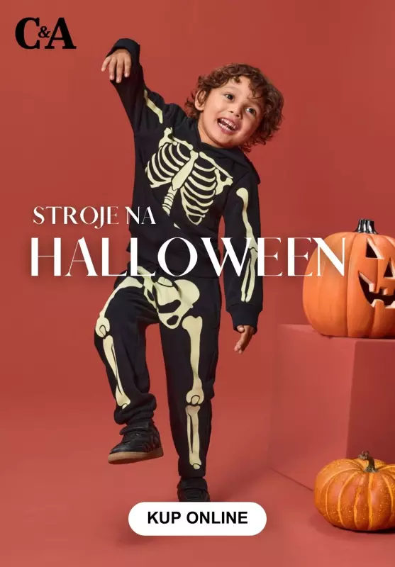 C&A - gazetka promocyjna Stroje dziecięce na Halloween od piątku 03.10 