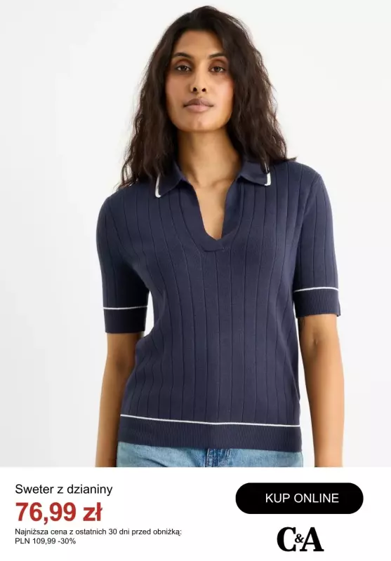 C&A - gazetka promocyjna Do -50% na swetry   - strona 3