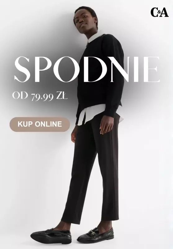 C&A - gazetka promocyjna Spodnie damskie od 79,99 zł od poniedziałku 13.10 