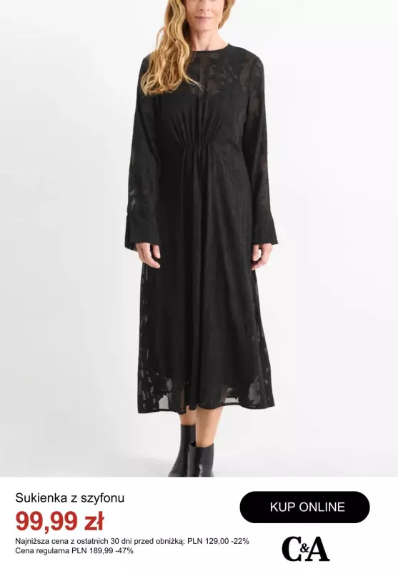 C&A - gazetka promocyjna Do -50% na sukienki   - strona 3