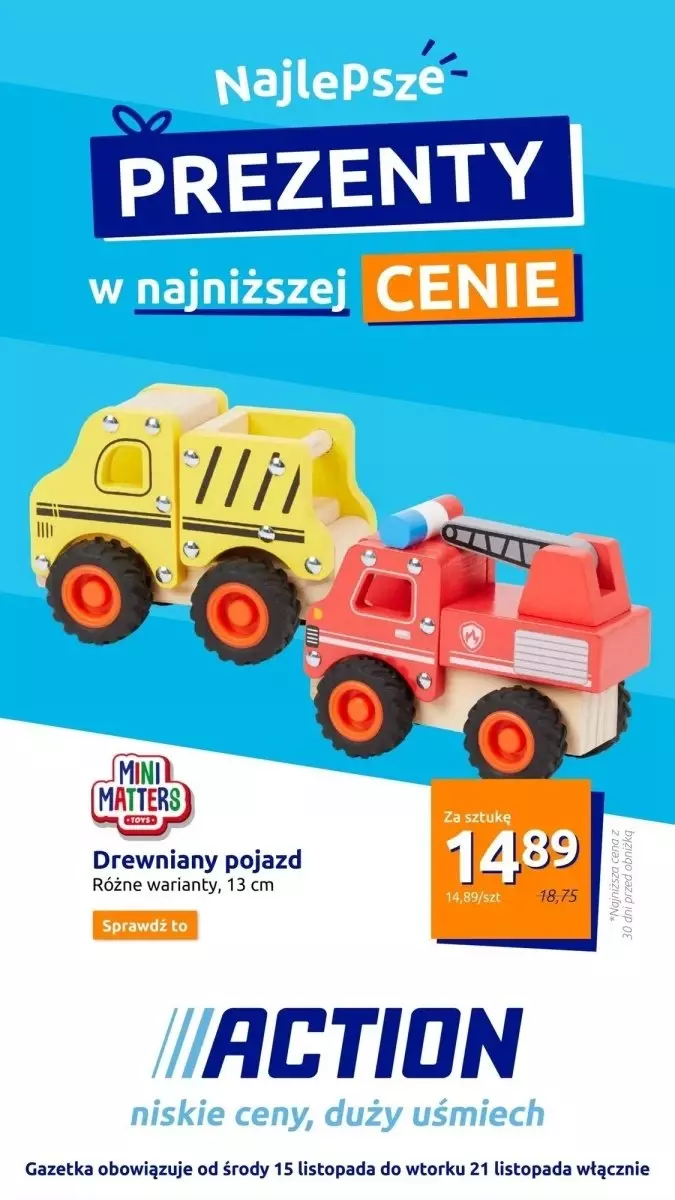 Action - gazetka promocyjna Katalog prezentowy od środy 15.11 do wtorku 21.11