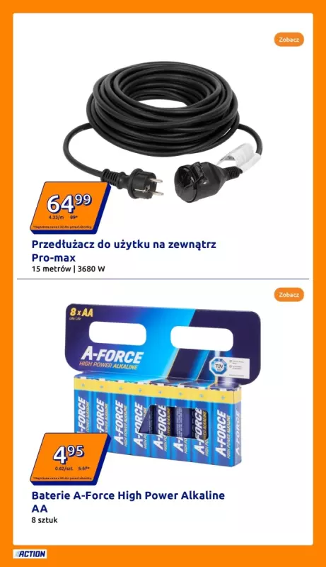 Action - gazetka promocyjna Gazetka od środy 30.07 do wtorku 05.08 - strona 11