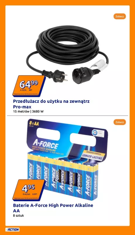 Action - gazetka promocyjna Gazetka od środy 30.07 do wtorku 05.08 - strona 11