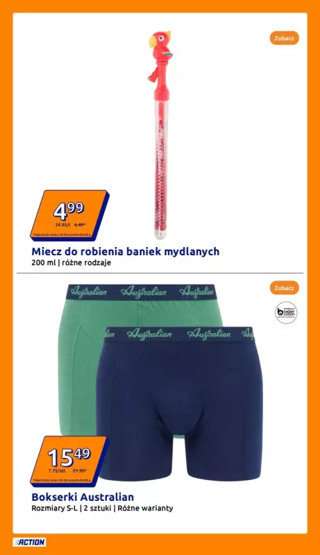 Action - gazetka promocyjna Gazetka od środy 06.08 do wtorku 12.08 - strona 5