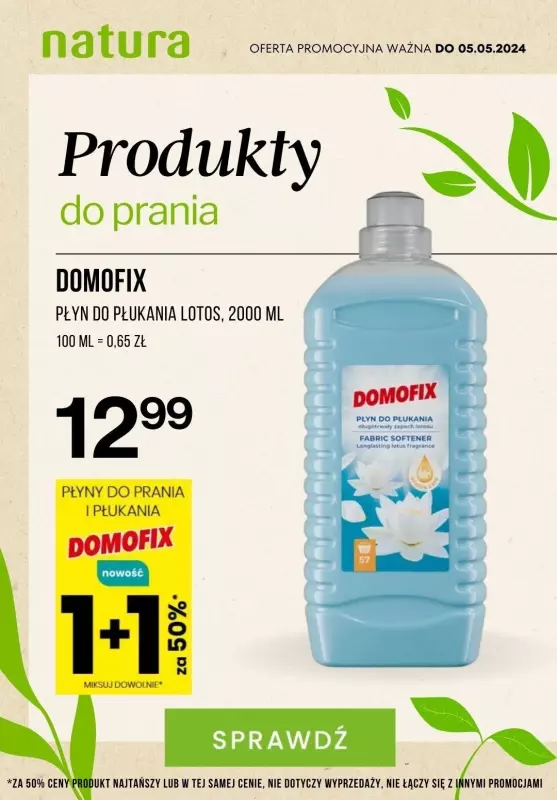 Drogerie Natura - gazetka promocyjna Produkty do prania i płukania od 7,99 zł od czwartku 04.04 do niedzieli 05.05 - strona 9
