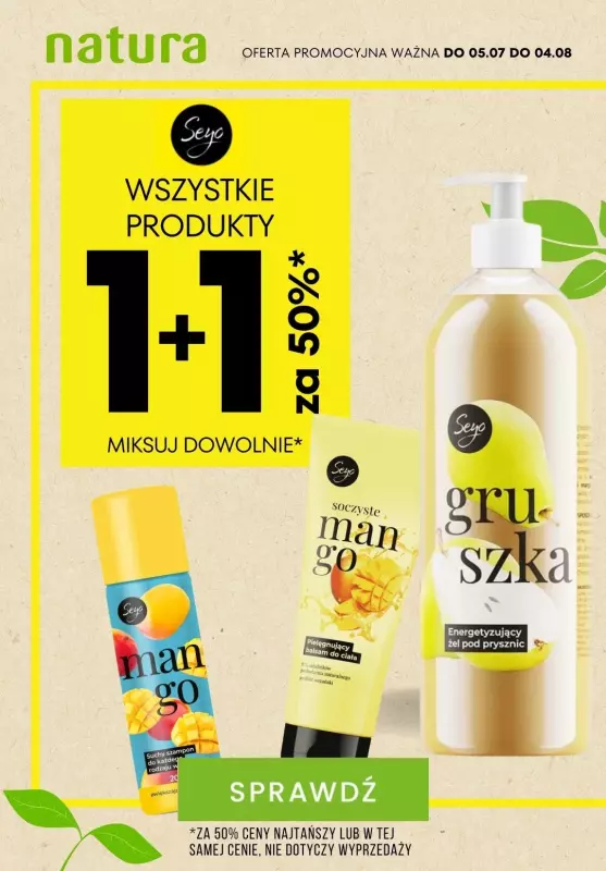 Drogerie Natura - gazetka promocyjna Odkryj SUPER oferty 1+1! od poniedziałku 15.07 do niedzieli 04.08 - strona 3