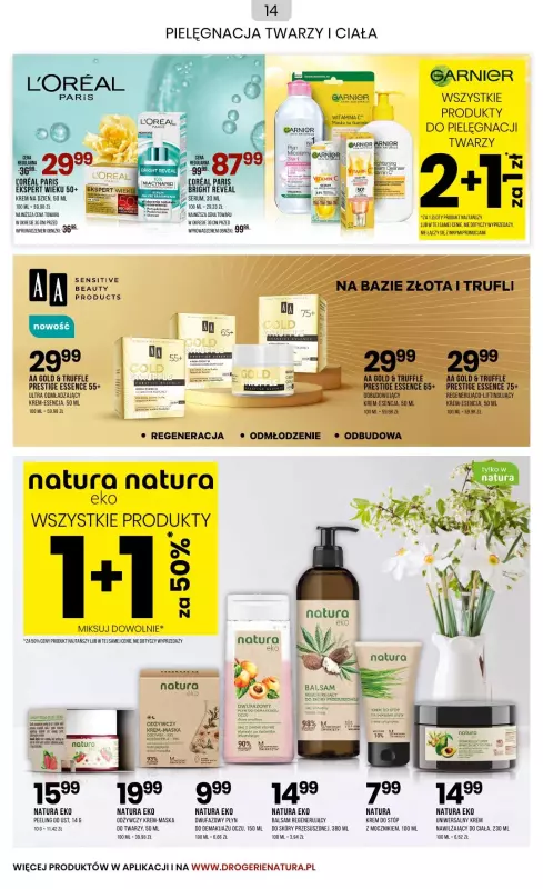 Drogerie Natura - gazetka promocyjna Gazetka od środy 04.09 do czwartku 03.10 - strona 14