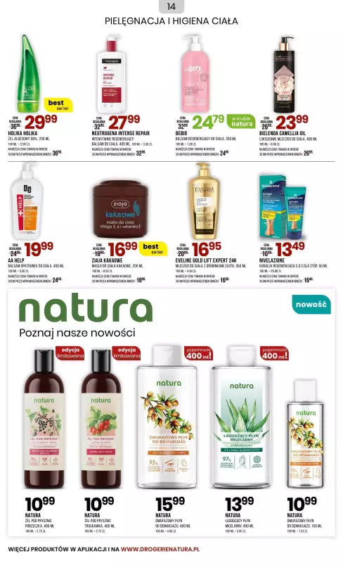 Drogerie Natura - gazetka promocyjna Gazetka od piątku 04.10 do niedzieli 03.11 - strona 14