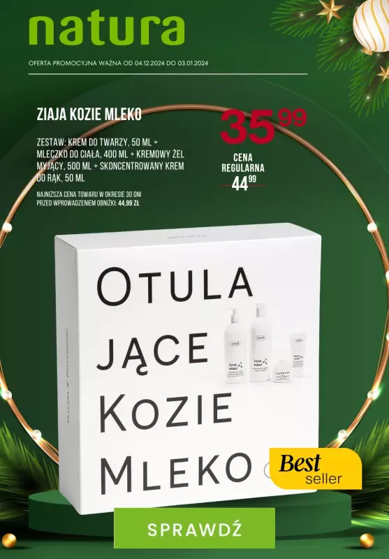 Drogerie Natura - gazetka promocyjna Świąteczne zestawy prezentowe PROMOCJE od poniedziałku 09.12 do piątku 03.01 - strona 6