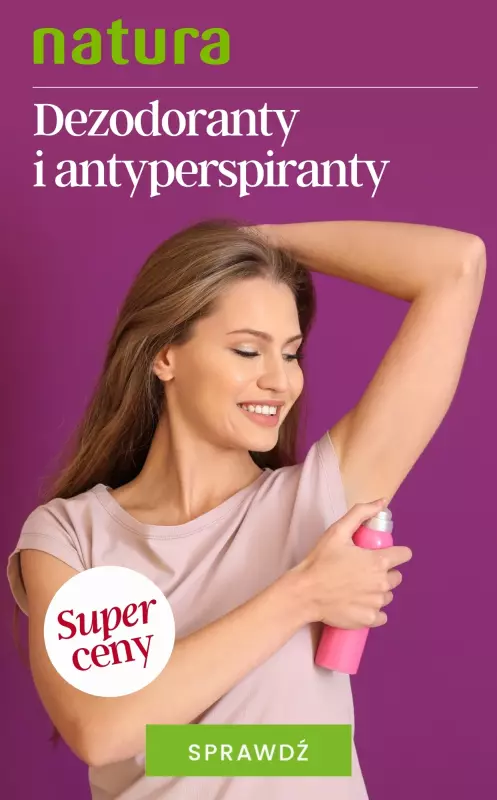 Drogerie Natura - gazetka promocyjna Dezodoranty i antyperspiranty SUPER CENY od poniedziałku 27.01 do niedzieli 02.02