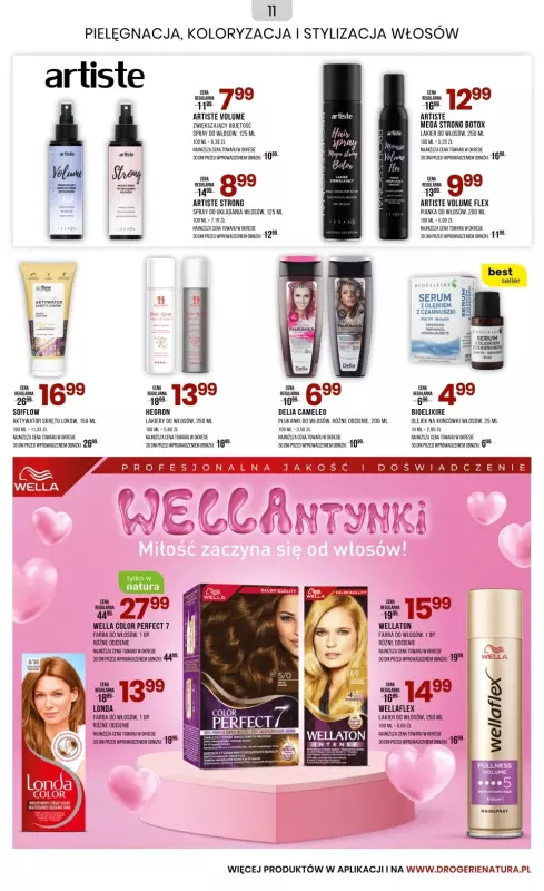 Drogerie Natura - gazetka promocyjna Gazetka od poniedziałku 03.02 do wtorku 04.03 - strona 11