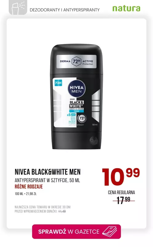 Drogerie Natura - gazetka promocyjna Odkryj promocje - dezodoranty i antyperspiranty!   - strona 3