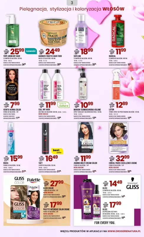 Drogerie Natura - gazetka promocyjna Gazetka od wtorku 06.05 do czwartku 22.05 - strona 3