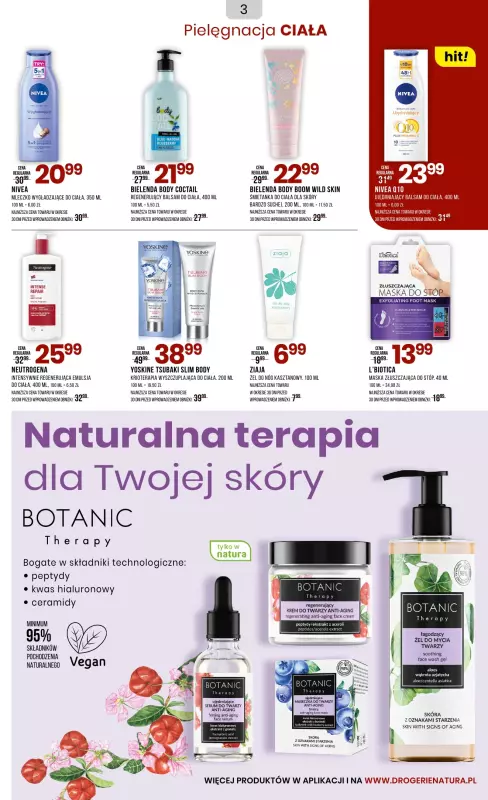 Drogerie Natura - gazetka promocyjna Gazetka od poniedziałku 23.06 do piątku 04.07 - strona 3