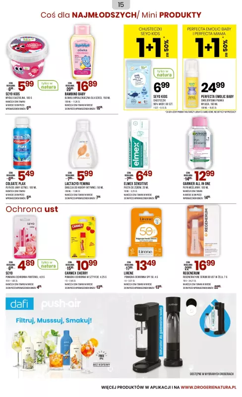 Drogerie Natura - gazetka promocyjna Gazetka od poniedziałku 23.06 do piątku 04.07 - strona 15