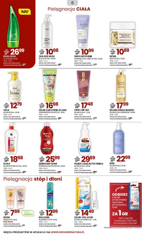 Drogerie Natura - gazetka promocyjna Gazetka od soboty 05.07 do wtorku 22.07 - strona 6