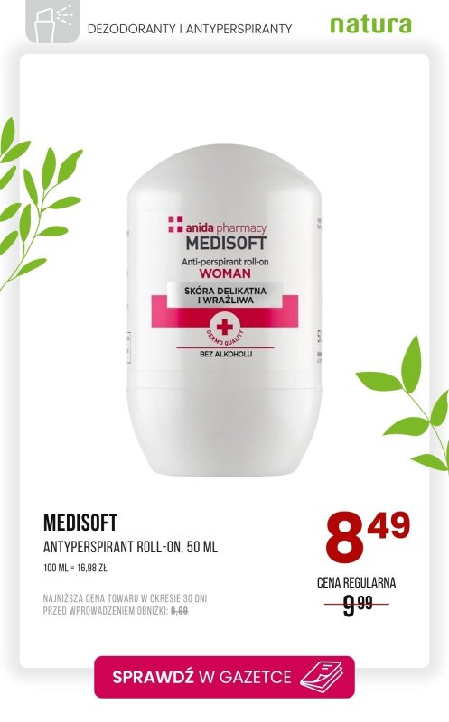 Drogerie Natura - gazetka promocyjna Dezodoranty i antyperspiranty - już od 8,49 zł! od wtorku 08.07 do wtorku 22.07 - strona 5