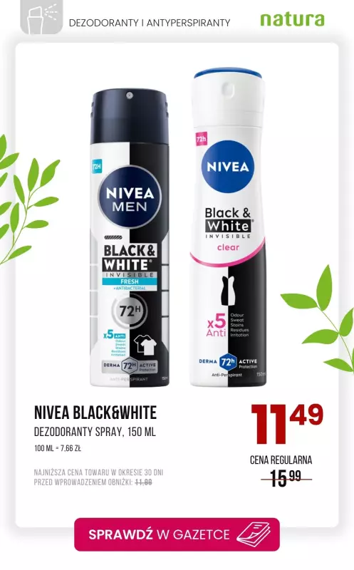 Drogerie Natura - gazetka promocyjna Dezodoranty i antyperspiranty - już od 8,49 zł!   - strona 2