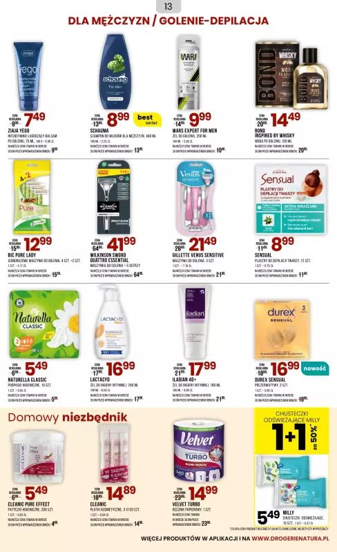 Drogerie Natura - gazetka promocyjna Gazetka od środy 23.07 do niedzieli 03.08 - strona 13