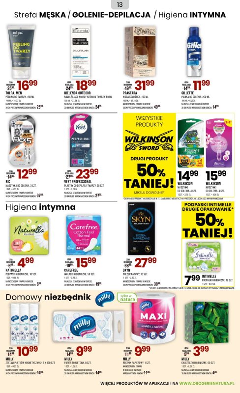 Drogerie Natura - gazetka promocyjna Gazetka od środy 03.09 do piątku 19.09 - strona 13