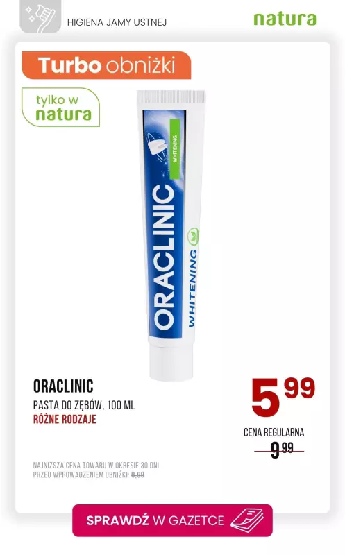 Drogerie Natura - gazetka promocyjna Szczoteczki i pasty do zębów - sprawdź promocje!   - strona 3