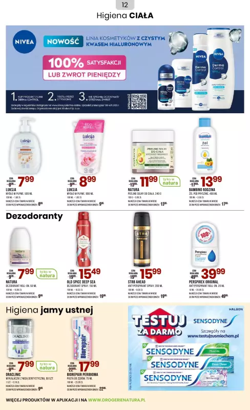 Drogerie Natura - gazetka promocyjna Gazetka od piątku 03.10 do środy 22.10 - strona 12