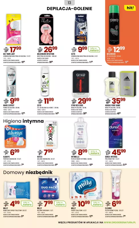 Drogerie Natura - gazetka promocyjna Gazetka od piątku 03.10 do środy 22.10 - strona 13