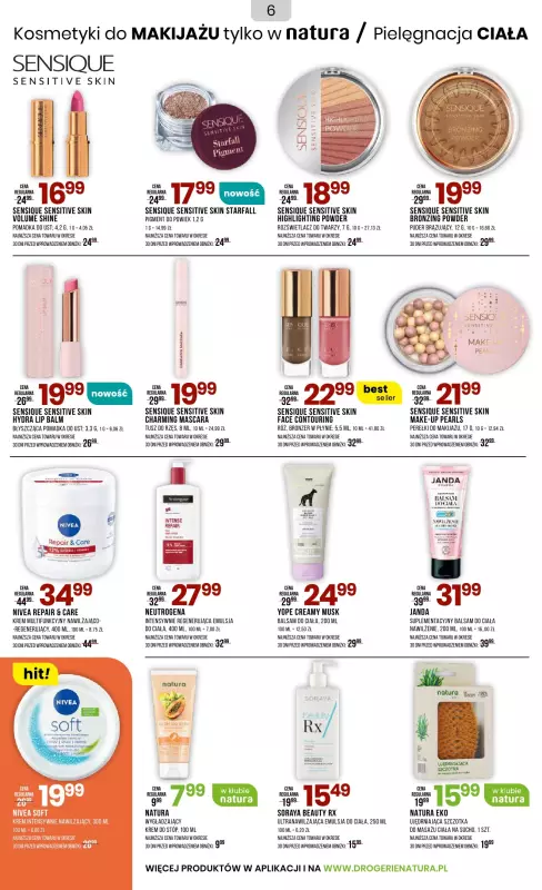 Drogerie Natura - gazetka promocyjna Gazetka od piątku 03.10 do środy 22.10 - strona 6