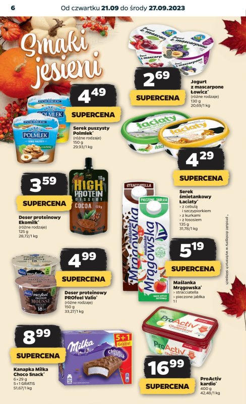 Netto - gazetka promocyjna Gazetka Spożywcza od czwartku 21.09 do środy 27.09 - strona 6