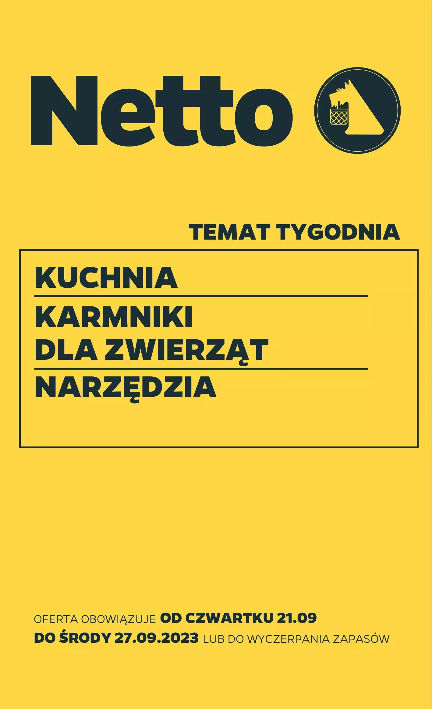Netto - gazetka promocyjna Gazetka Non Food od czwartku 21.09 do środy 27.09