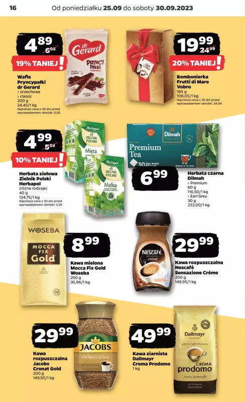 Netto - gazetka promocyjna Gazetka Spożywcza od poniedziałku 25.09 do soboty 30.09 - strona 16