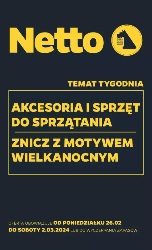 Netto - gazetka promocyjna Gazetka Non Food od poniedziałku 26.02 do soboty 02.03