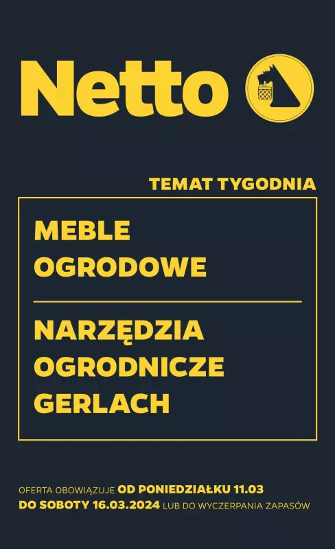Netto - gazetka promocyjna Gazetka Non Food od poniedziałku 11.03 do soboty 16.03
