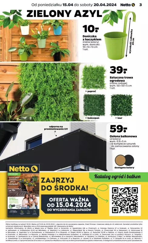 Netto - gazetka promocyjna Gazetka Non Food od poniedziałku 15.04 do soboty 20.04 - strona 3