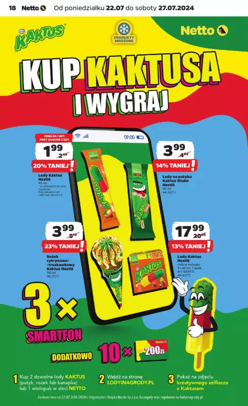 Netto - gazetka promocyjna Gazetka Spożywcza od poniedziałku 22.07 do soboty 27.07 - strona 18