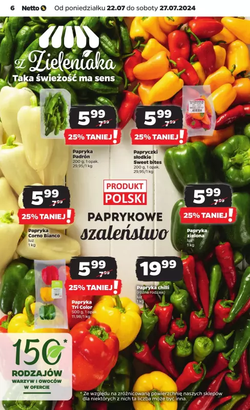 Netto - gazetka promocyjna Gazetka Spożywcza od poniedziałku 22.07 do soboty 27.07 - strona 6