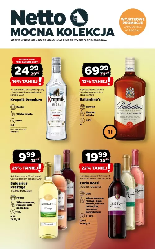 Netto - gazetka promocyjna Mocna kolekcja od poniedziałku 02.09 do poniedziałku 30.09