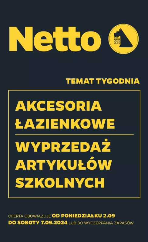 Netto - gazetka promocyjna Gazetka Non Food od poniedziałku 02.09 do soboty 07.09