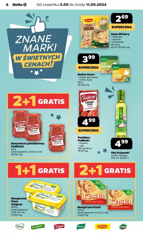 Netto - gazetka promocyjna Gazetka Spożywcza od czwartku od czwartku 05.09 do środy 11.09 - strona 8